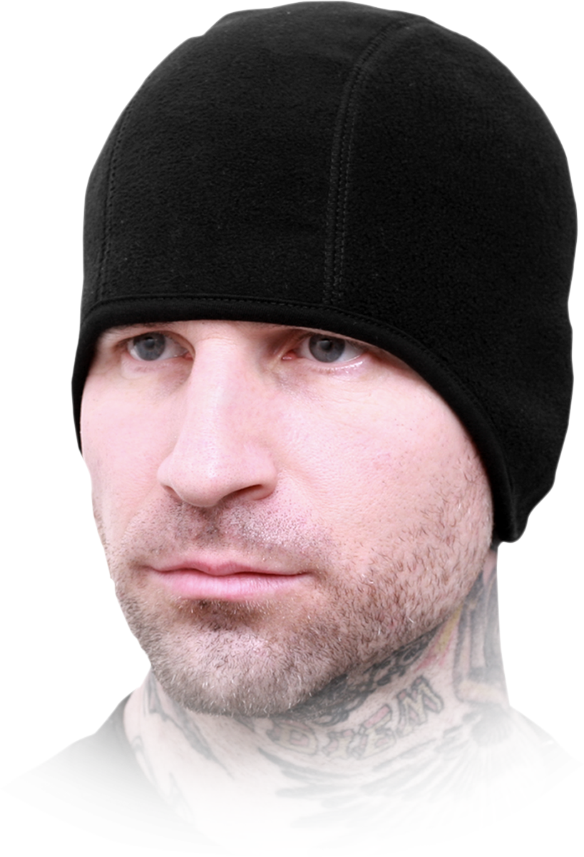 SCHAMPA & DIRT SKINS Fleece Skullcap - Black SKLCP001