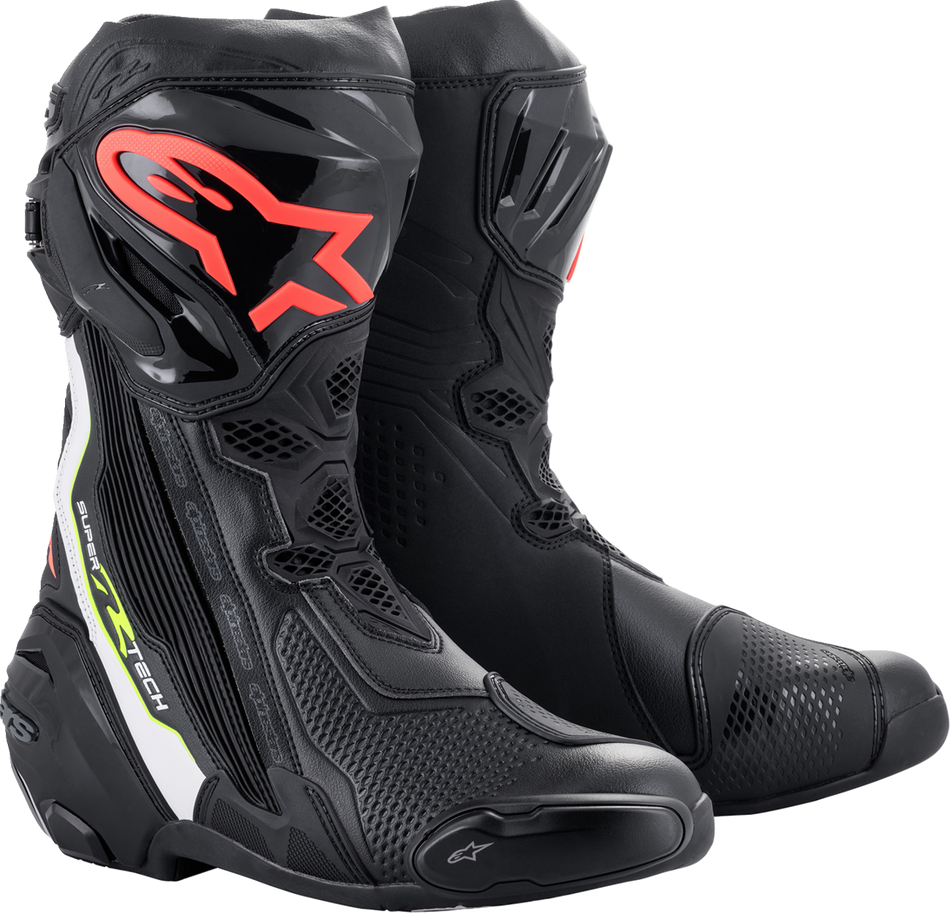 ALPINESTARS Supertech R Boots - Black/Red - US 11.5 / EU 46 2220021-1236-46