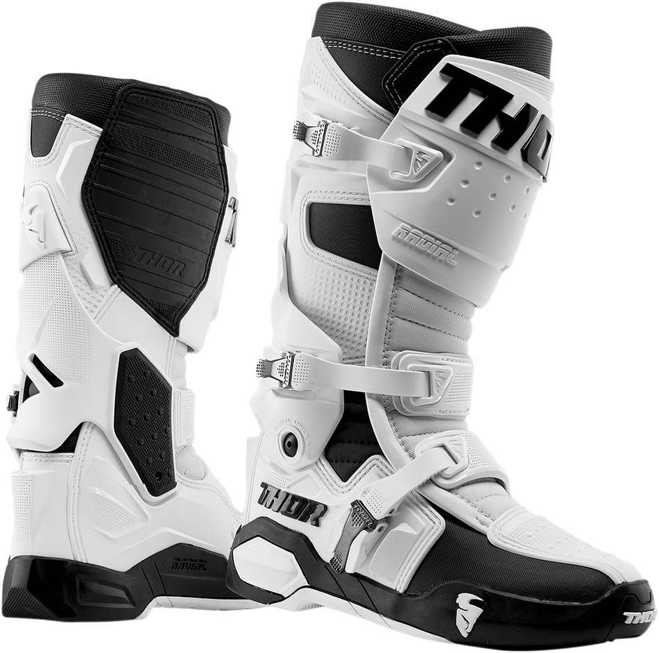 THOR Radial Boots - White - Size 15 3410-2279