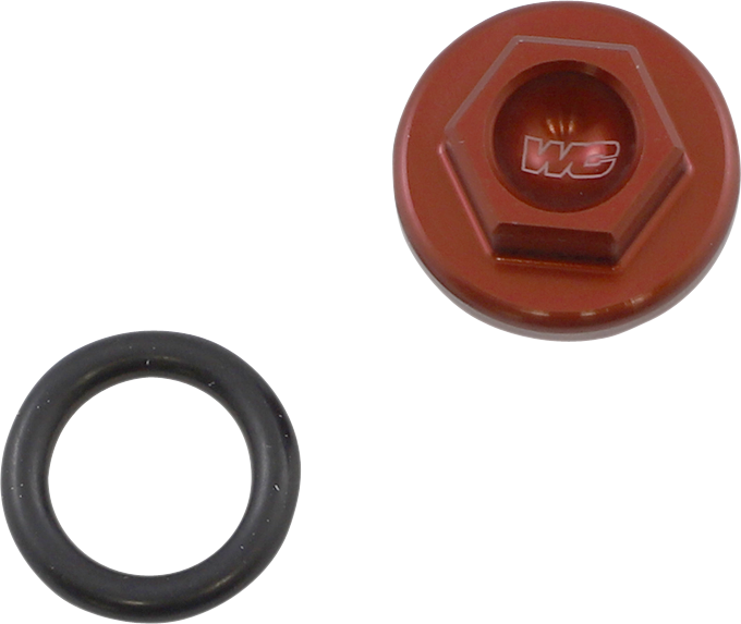 WORKS CONNECTION Oil Filler Plug - Red 24-077