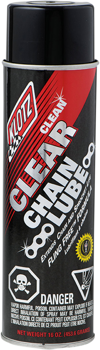 KLOTZ OIL Clear Chain Lube - 16 oz. net wt. - Aerosol KL-611