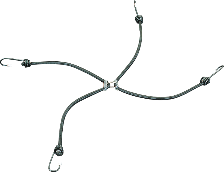 Parts Unlimited 24" Bungee-Seil - 4 Haken 4024b 