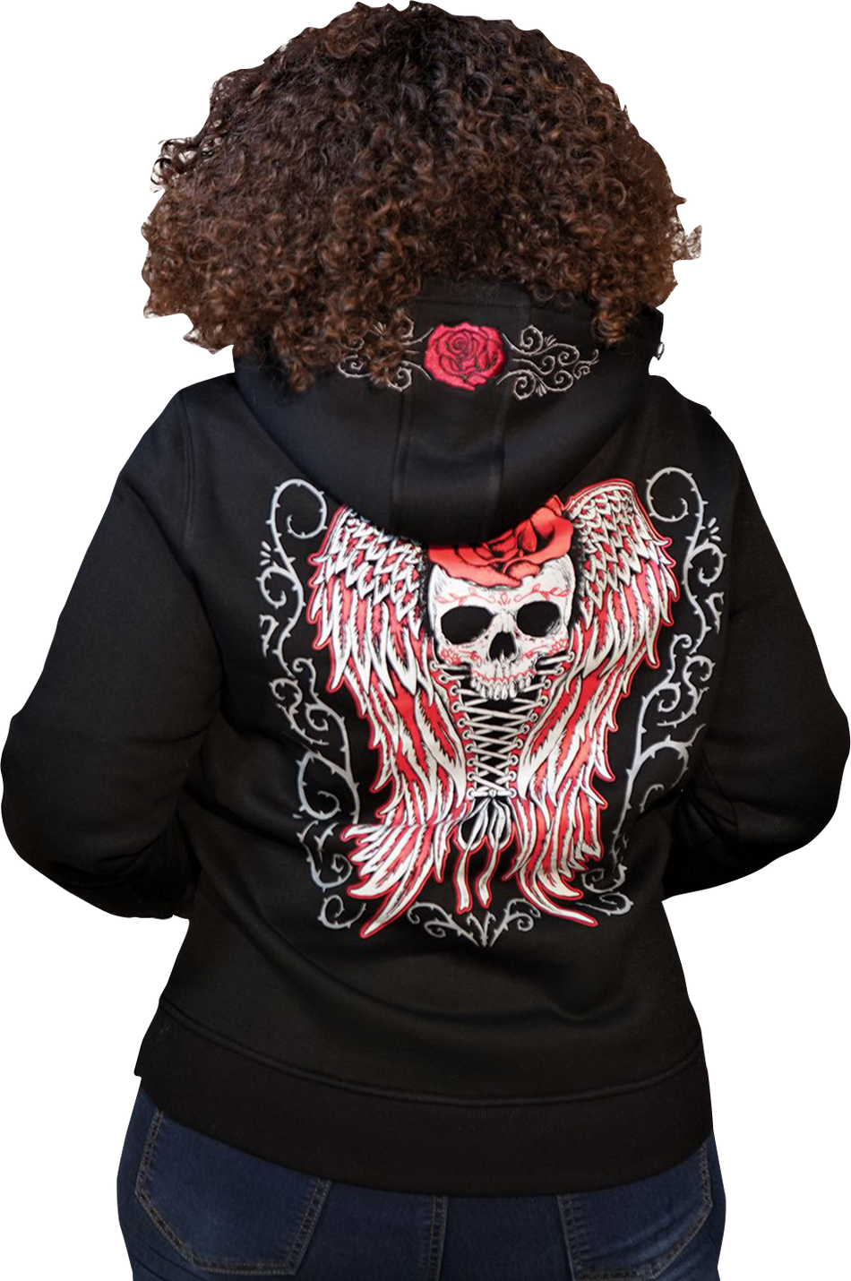 LETHAL THREAT Women's Skulls and Thorns Pullover Hoodie - Black - 3XL HD84071-3X