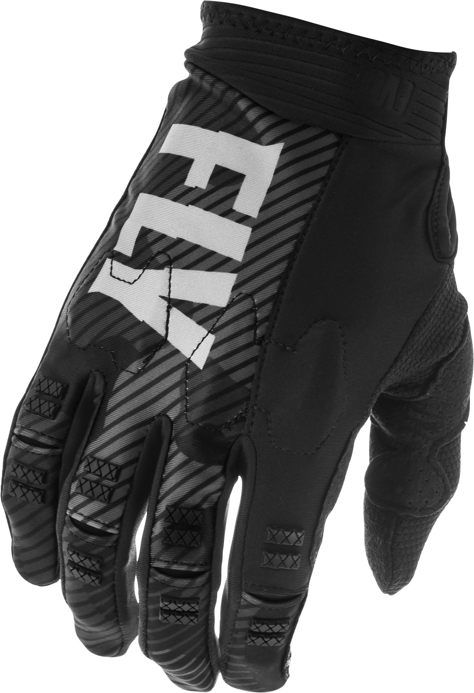 FLY RACING Evolution Gloves Black/Grey Sz 10 373-11010