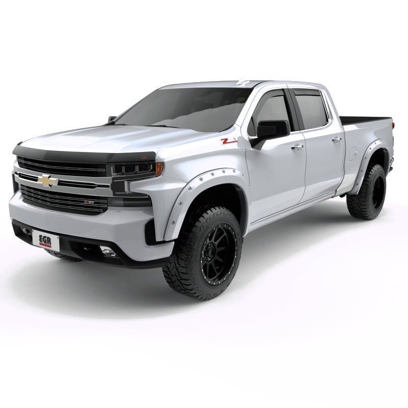 EGR 19-22 Chevrolet Silverado 1500 Summit White Traditional Bolt-On Look Fender Flares Set Of 4 791694-GAZ