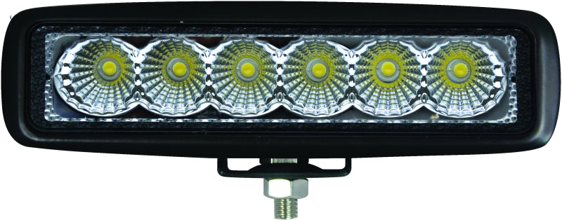 Hella Value Fit Mini 6in LED Light Bar - Flood Beam Pedestal LA357203001