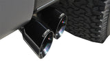 Corsa 11-14 Ford F-150 Raptor 6.2L V8 145in Wheelbase Black Xtreme Cat-Back Exhaust 14760BLK