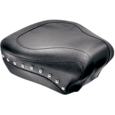 MUSTANG Wide Rear Seat - Studded - Black - Softail '84-'99 75509