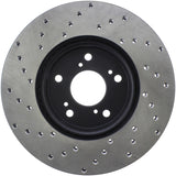 StopTech 99-08 Acura TL (STD Caliber) / 01-03 CL / 04-09 TSX Cross Drilled Left Front Rotor 128.40046L