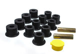 Energy Suspension 6/86-97 Nissan 720 & Hardbody Pickup 2WD Black Rear Leaf Spring Bushing Set 7.2103G