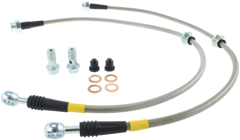 StopTech 03-08 Infiniti FX35/FX45/FX50 Stainless Steel Front Brake Lines 950.42