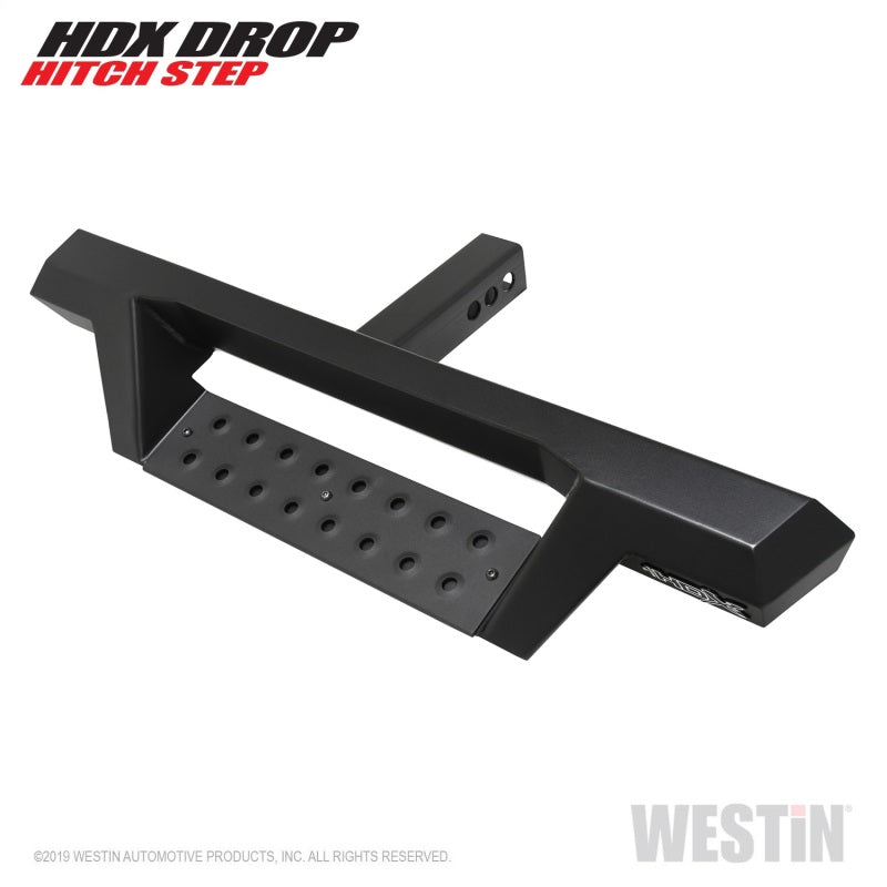 Westin HDX Drop Hitch Step 34in Step 2in Receiver - Textured Black 56-10015