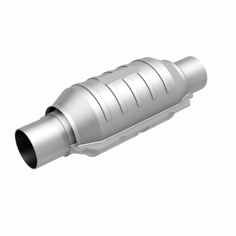MagnaFlow Conv Univ 2.25in Inlet/Outlet Center/Center Round 9in Body L x 5.125in W x 13in Overall L 51205