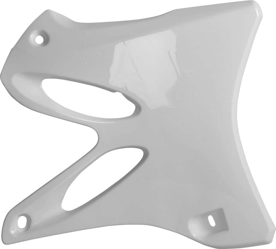 POLISPORT Radiator Cover - White - YZ 125/250 8426000001