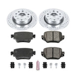 Power Stop 15-18 Volkswagen Golf Rear Z23 Evolution Sport Brake Kit K7053