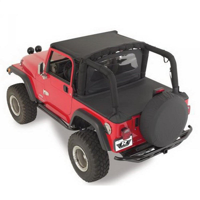 Rampage 1992-1995 Jeep Wrangler(YJ) Tonneau Cover - Black Denim 721015