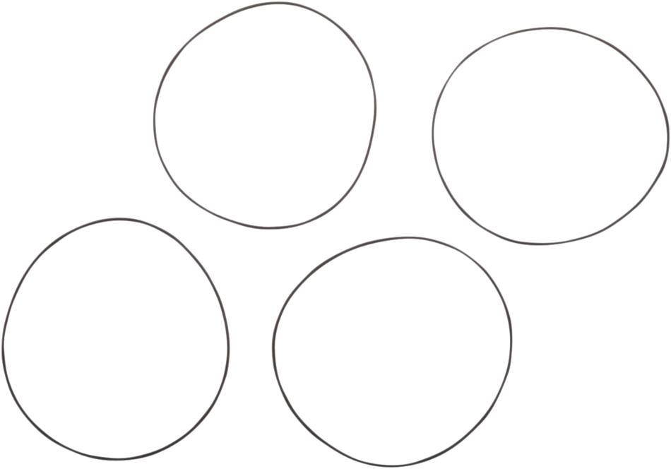 JAMES GASKET Piston Liner O-Ring - 4 Pack JGI-ST-11900027