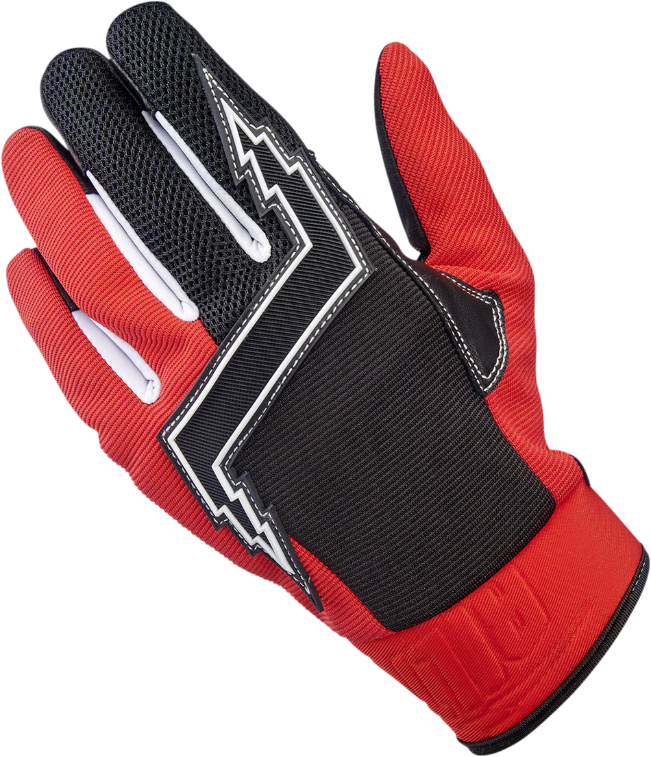 BILTWELL Baja Gloves - Red - Medium 1508-0801-303