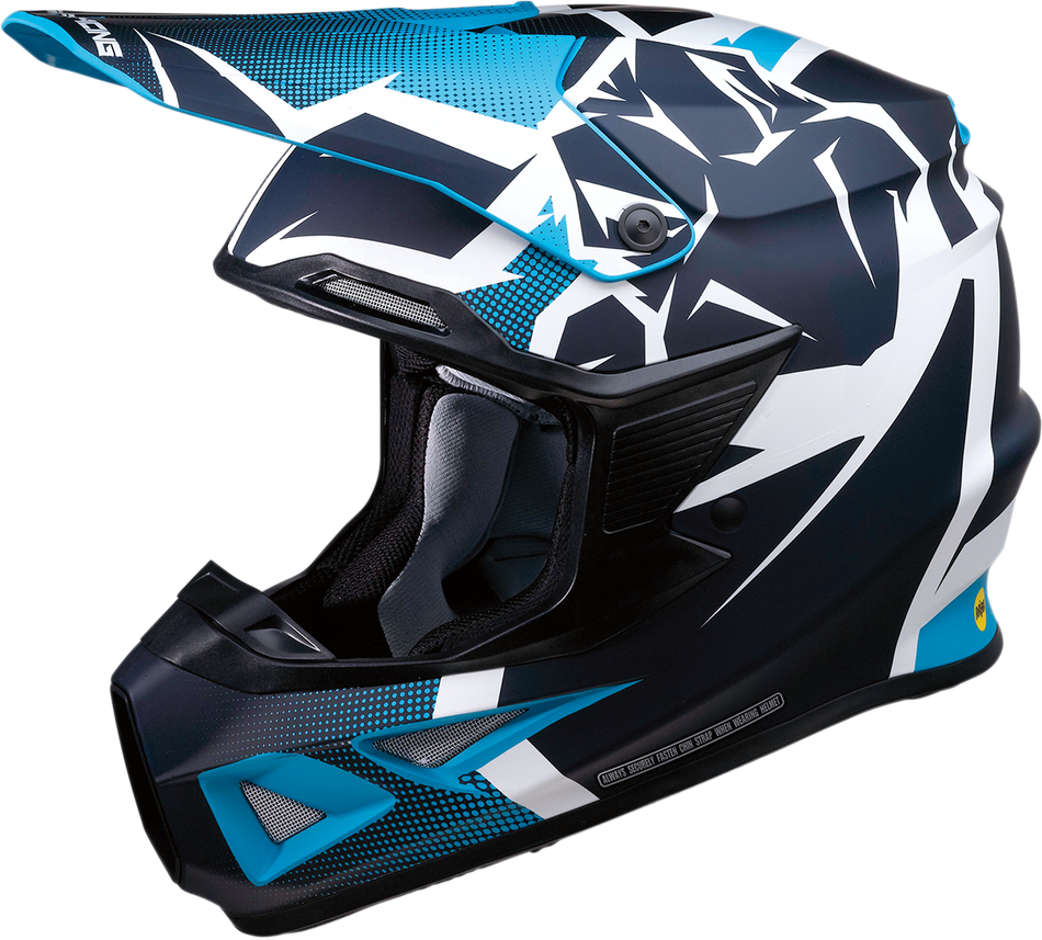 MOOSE RACING F.I. Helmet - Agroid™ - MIPS® - Navy/Light Blue - 2XL 0110-6710