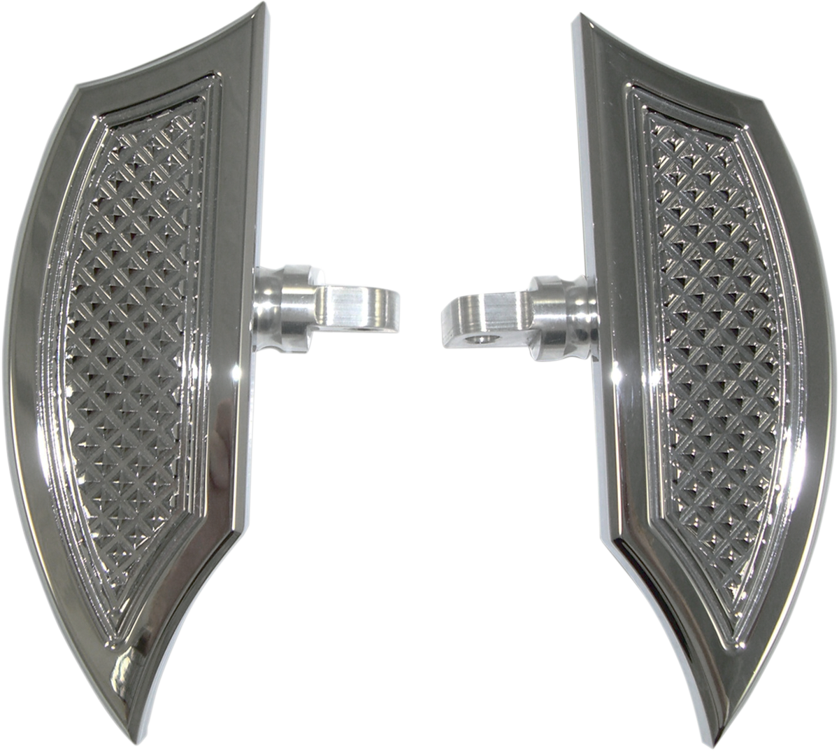 EDDIE TROTTA DESIGNS Folding Mini Floorboard - Chrome TC-557