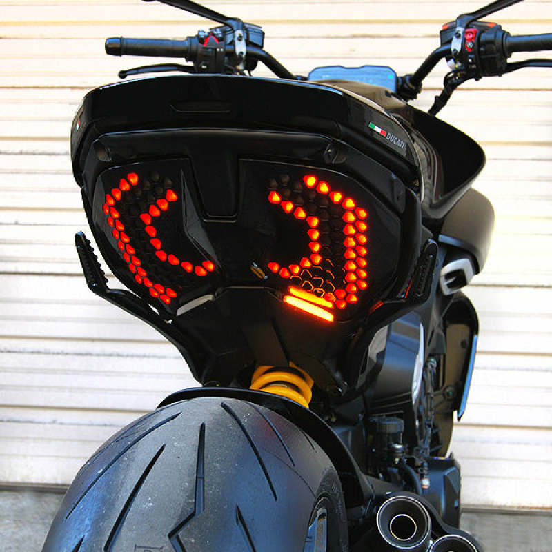 New Rage Cycles 23+ Ducati Diavel V4 Rear Turn Signals DV4-RB