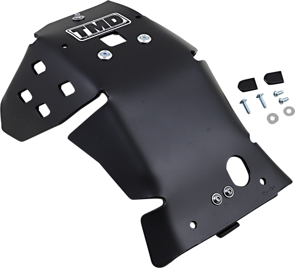 T.M. DESIGNWORKS Skid Plate - Black - Gas Gas | Husqvarna | KTM KTMC-352-BK