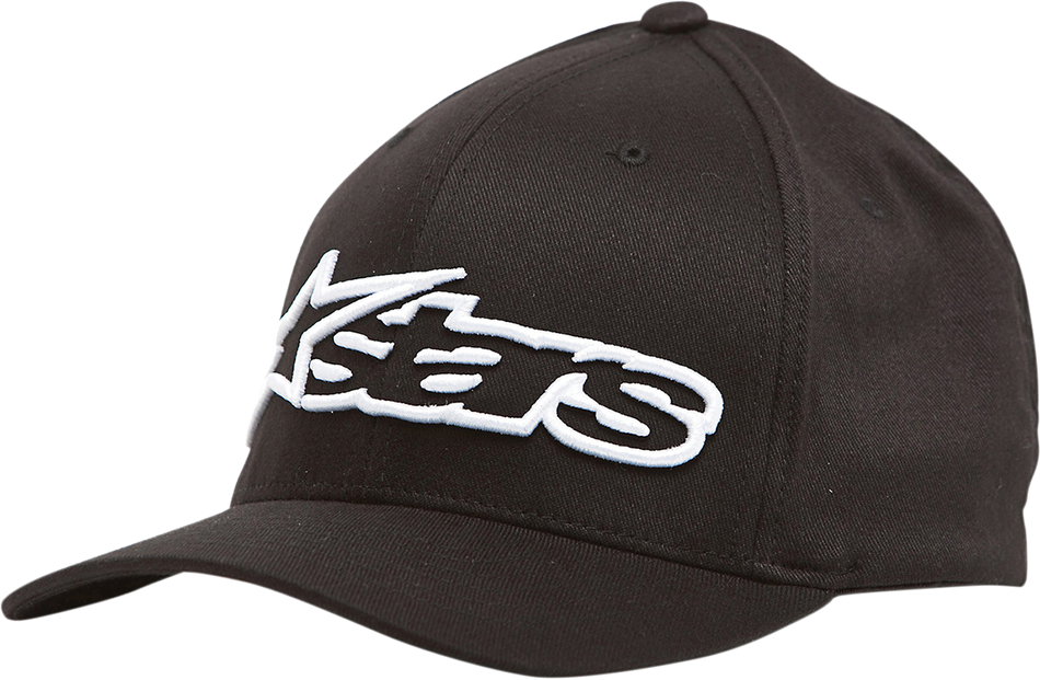 ALPINESTARS Blaze Flexfit® Hat - Black/White - Small/Medium 1039810051020SM