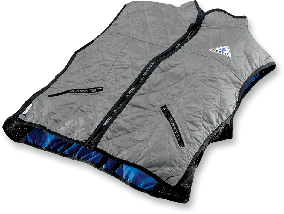 HYPER KEWL Women's Deluxe Cooling Vest - Silver - Medium 6530F SV M