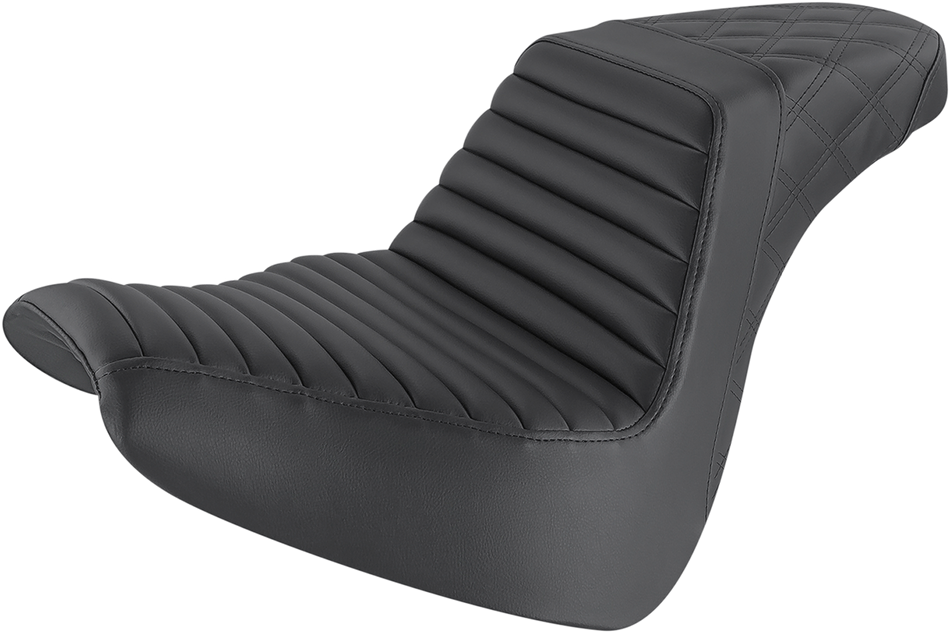 Asiento elevador para SILLÍN - Tuck-n-Roll delantero/cosido de celosía trasero - Negro 818-31-176