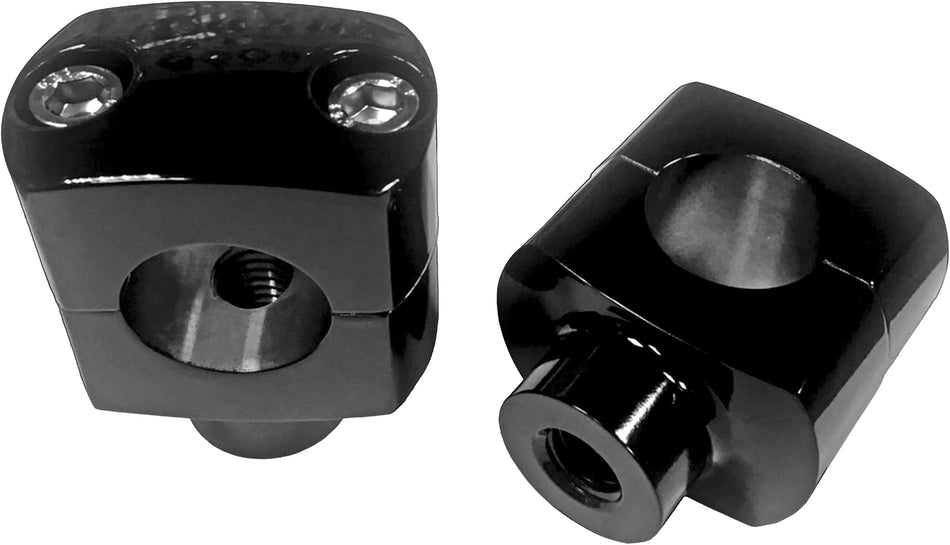 HARDDRIVE Square Billet Risers Black 241047