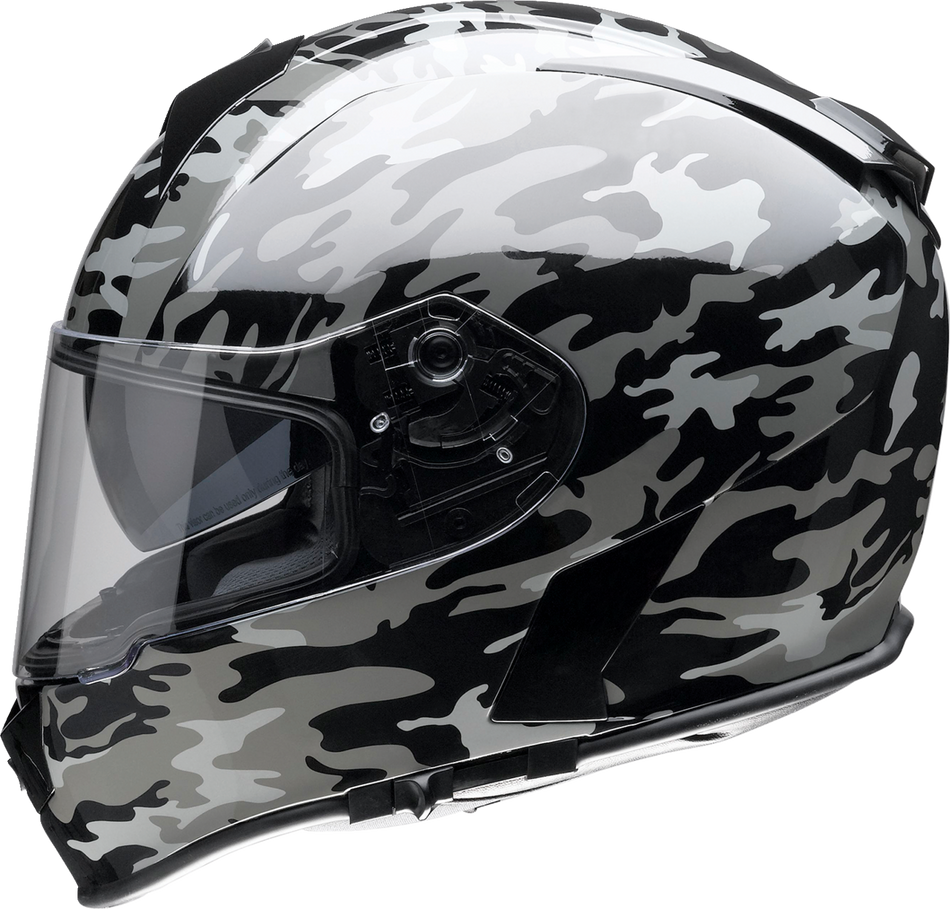 Z1R Warrant Helm - Camo - Schwarz/Grau - XS 0101-14365 