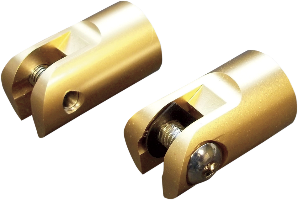 ACCUTRONIX Footpeg Mount - Brass FPMT450-5