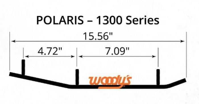 Woodys Ace  4 X 60 Turning 1 1/2 Trail Runner Polaris 214163