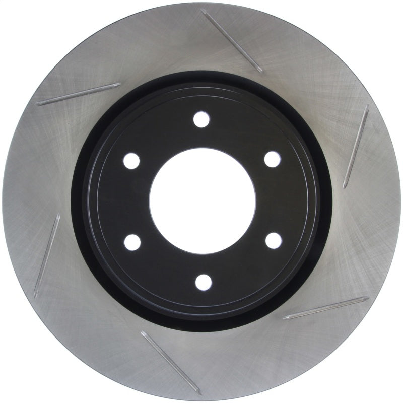 StopTech Power Slot 08-09 Infiniti QX4/QX56 / 07-09 Nissan Armada Left Front Slotted Rotor 126.42099SL