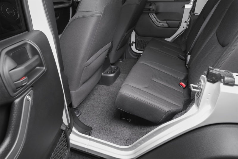 BedRug 07-16 Jeep JK Unlimited 4Dr Front 4pc BedTred Floor Kit (Incl Heat Shields) BTJK07F4