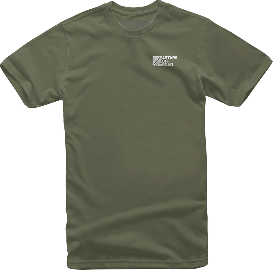 ALPINESTARS Painted T-Shirt - Military Green - Large 1232-72224-690L