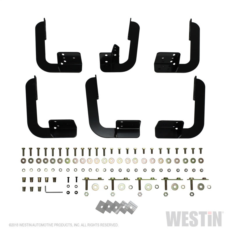 Westin 2009-2018 Dodge/Ram 1500 Quad/Crew Cab Running Board Mount Kit - Black 27-1905