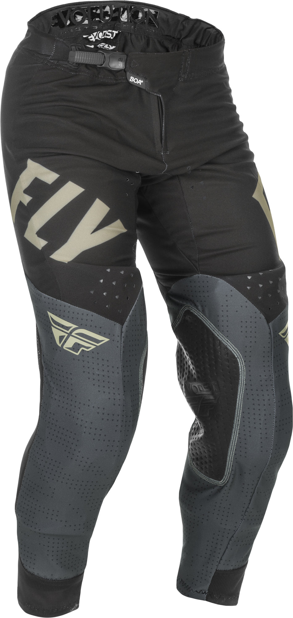 FLY RACING Evolution Dst Pants Grey/Black/Stone Sz 34 374-13634