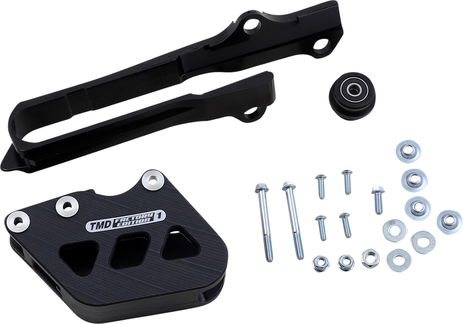 T.M. DESIGNWORKS Chain Guide/Slider - Suzuki - Black SCP-OR1-BK