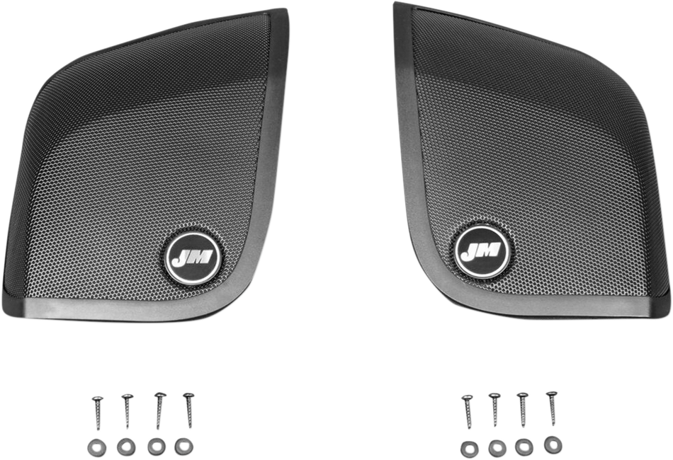 J & M Saddlebag Lid Speaker Grille Set HGRL-SD14