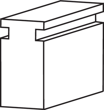 GARLAND Tunnel Wear Strip - Ski-Doo 04B-55500-00-01