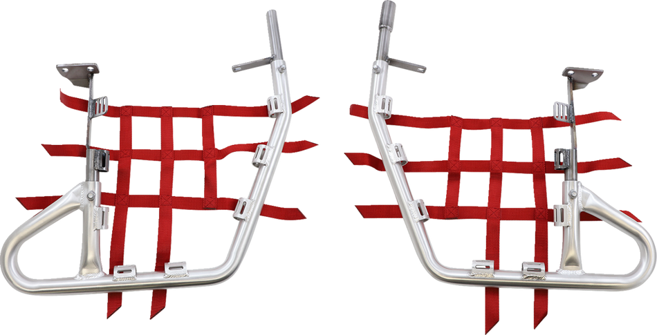 DG PERFORMANCE Nerf Bars - TRX450R - Natur/Rot 60-2455