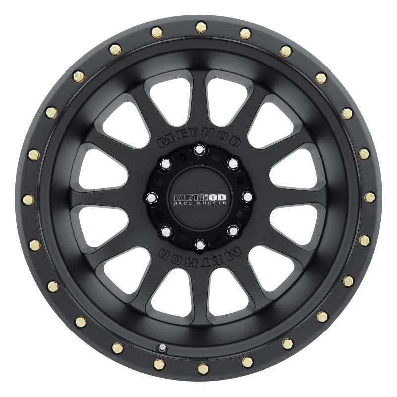 Method MR605 NV 20x12 -52mm Offset 8x6.5 121.3mm CB Matte Black Wheel MR60521280552N