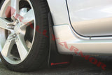 Rally Armor 2004-2009 Mazda3/Speed 3 UR Black Mud Flap w/ Red Logo MF9-UR-BLK/RD