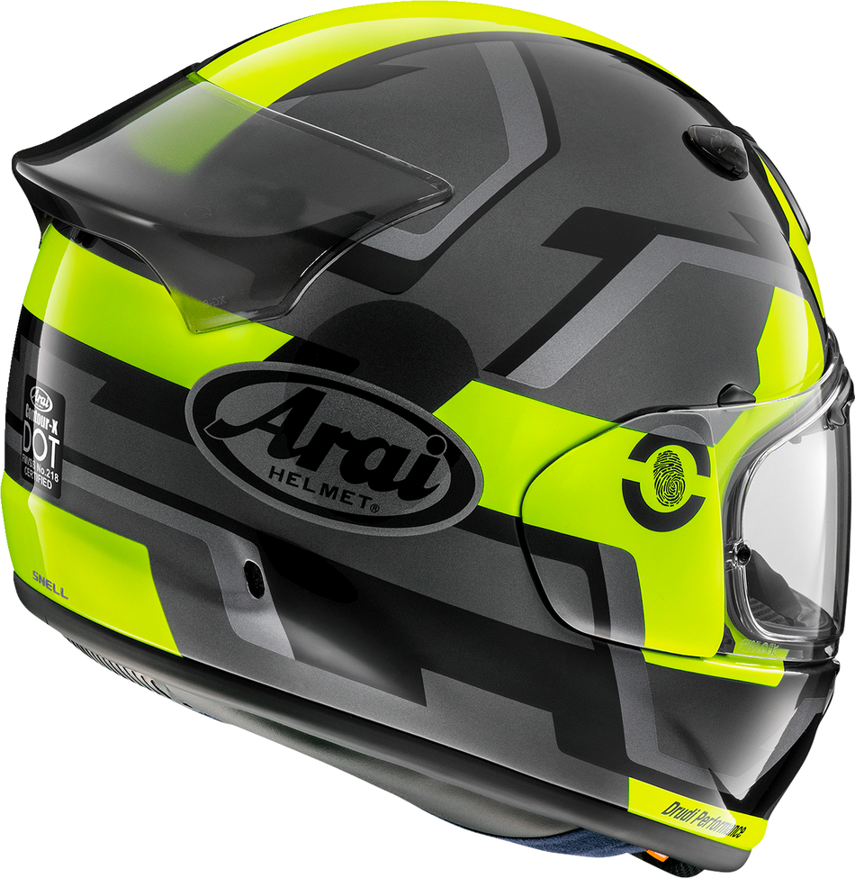 ARAI Contour-X Helmet - Face - Fluorescent Yellow - Large 0101-16064