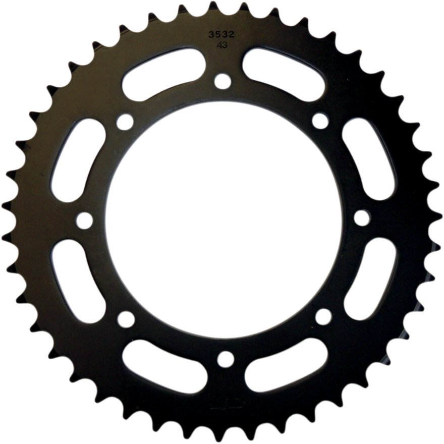 SUNSTAR SPROCKETS Steel Rear Sprocket - 43-Tooth - Suzuki 2-353243