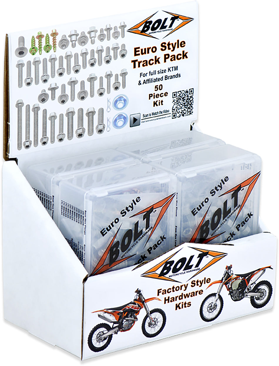 BOLT Euro Style Track Pack Ii 6/Pk Display 2004-6EU