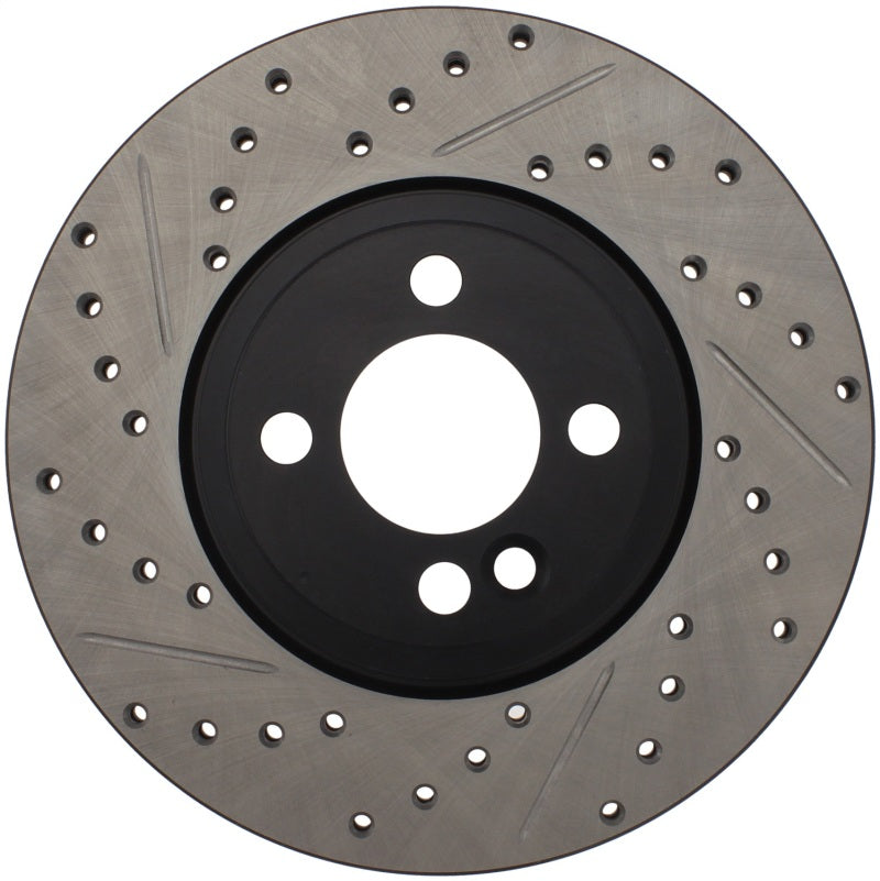 StopTech Slotted & Drilled Sport Brake Rotor 07-13 Mini Cooper 127.34101R