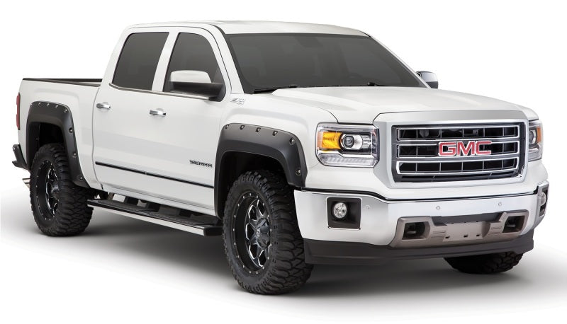 Bushwacker 14-15 GMC Sierra 1500 Pocket Style Flares 4pc - Black 40960-02