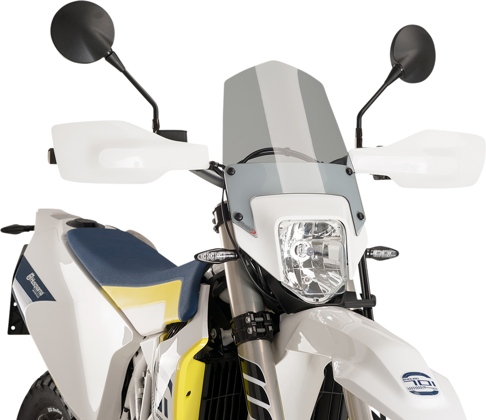 PUIG HI-TECH PARTS New Generation Windscreen - Smoke - Husqvarna 701 9867H